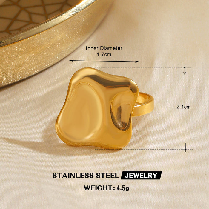 Wholesale Women' s Flower Sun Stainless steel Rings Adjustable rings