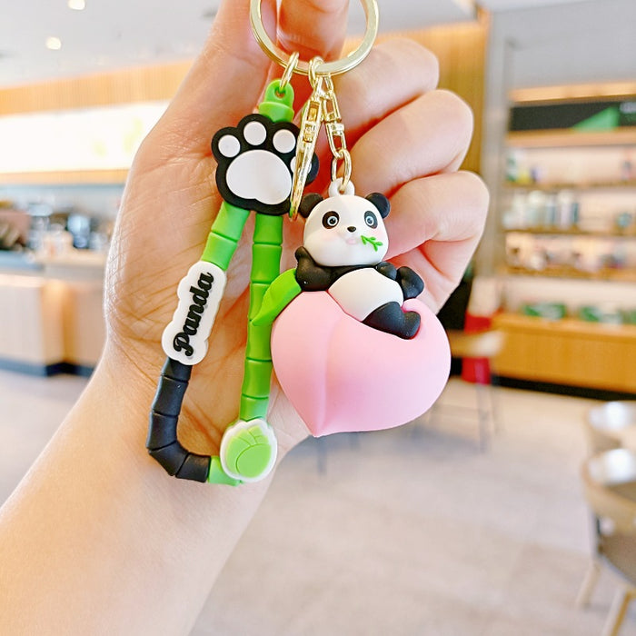 Wholesale Silicone Cartoon Doll Keychain JDC-KC-MingT167