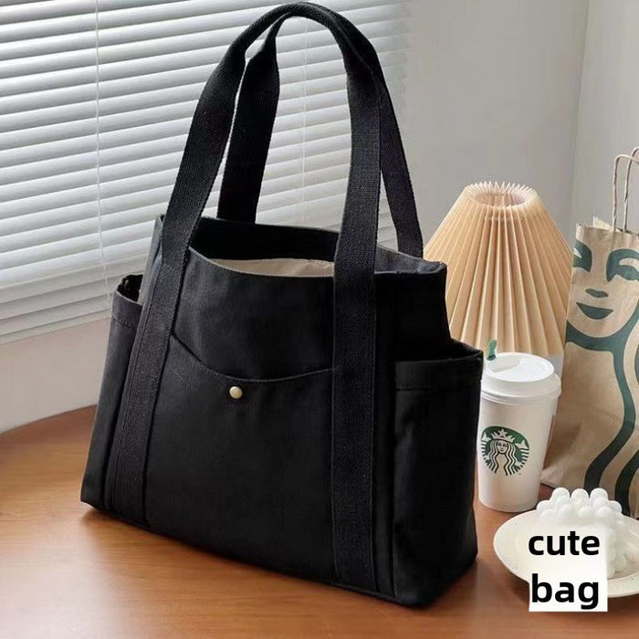 Wholesale Large Capacity Tote Canvas Bag Commuting Versatile Shoulder Bag Bag