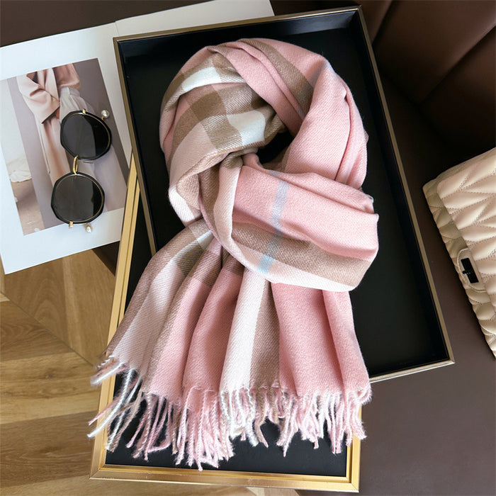Wholesale Warm Shawl f Unisex Fashion All-match Tassel