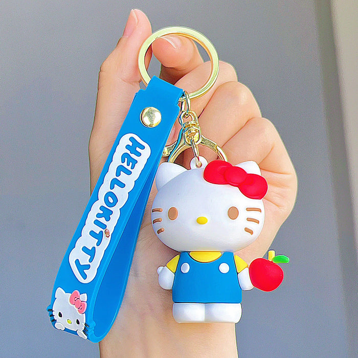 Wholesale Cute cartoon cat keychain