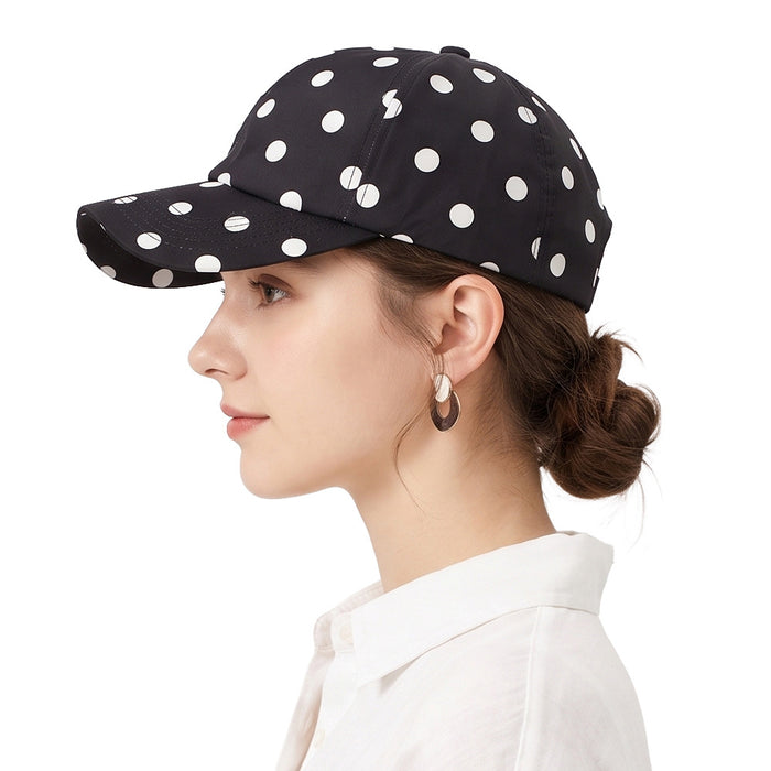 Wholesale Korean Style Polka Dot Baseball Cap - Fashion Sun Protection Hat for Women
