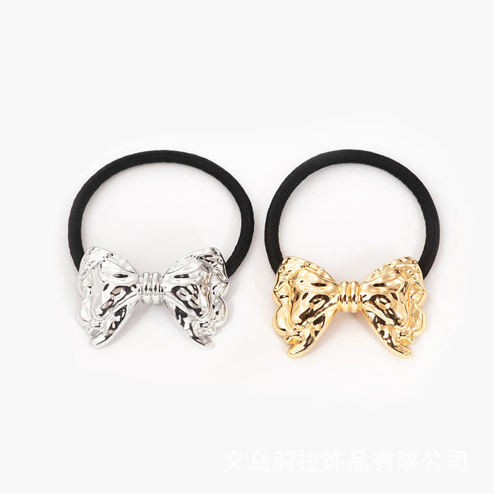 Wholesale Cute bow shape ponytail hair band high quality hair band