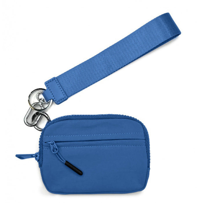 Wholesale Waterproof Nylon Small Purse with Wrist Multi-function Card Holder Keychain Women Coin Coin Purse