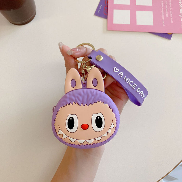 Wholesale Fashion cartoon versatile cute coin purse silicone coin purse wholesale sales cartoon silicone storage bag