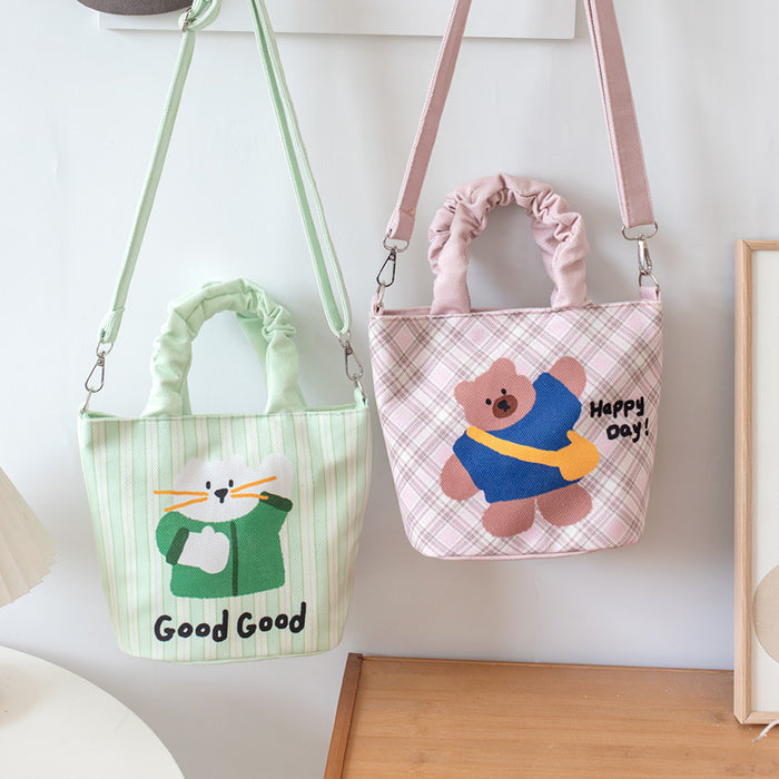 Wholesale New trendy splicing bag with large capacity and niche design, crossbody bag, personalized commuting tote bag