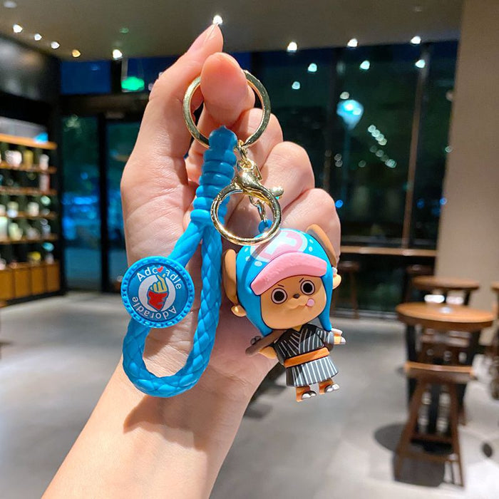Wholesale Metal Keychain Cartoon Anime Cosplay Bag Charm Gift for Car Key Accessory MOQ≥2
