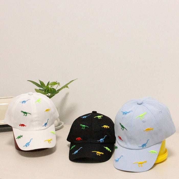 Wholesale Dinosaur Embroidered Boys and Girls Children's Cotton Baseball Cap