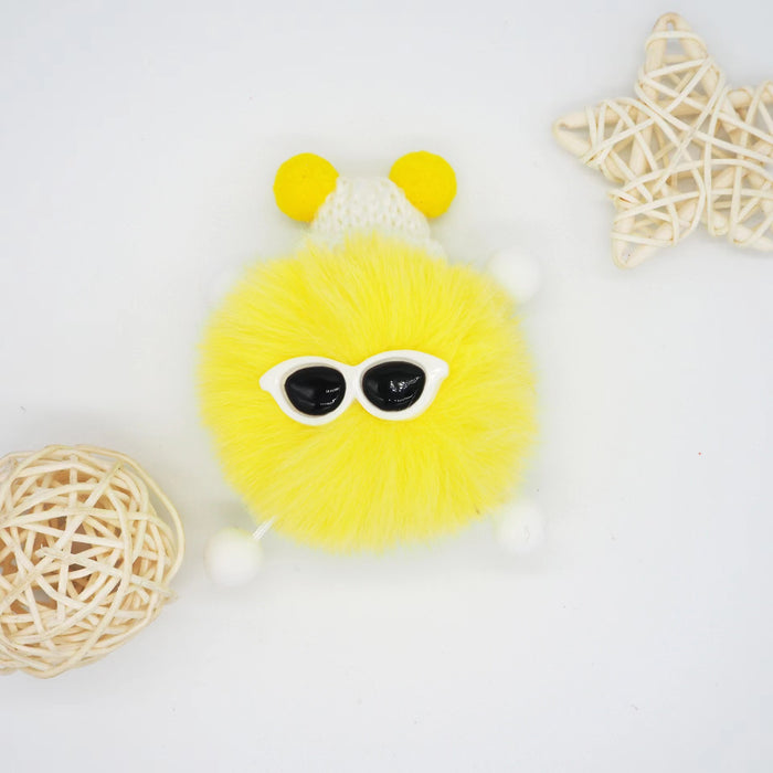 Wholesale Cute bag decoration plush toy car keychain pendant