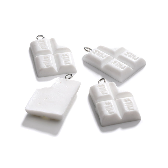Wholesale Sweet Cartoon Chocolate Resin Pendant DIY Jewelry Accessory Gift