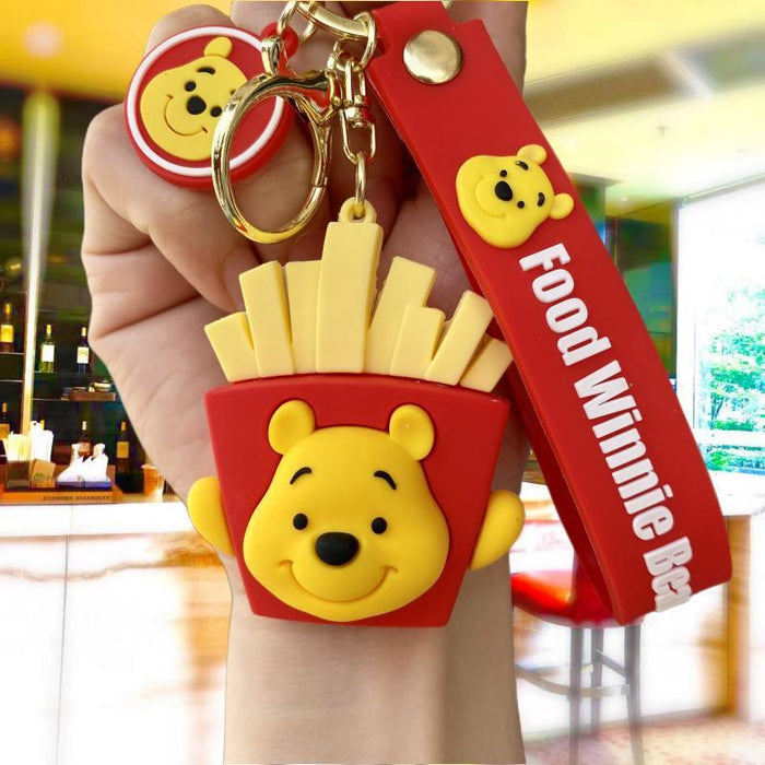 Wholesale Silicone Cartoon Doll Keychain JDC-KC-MingT103