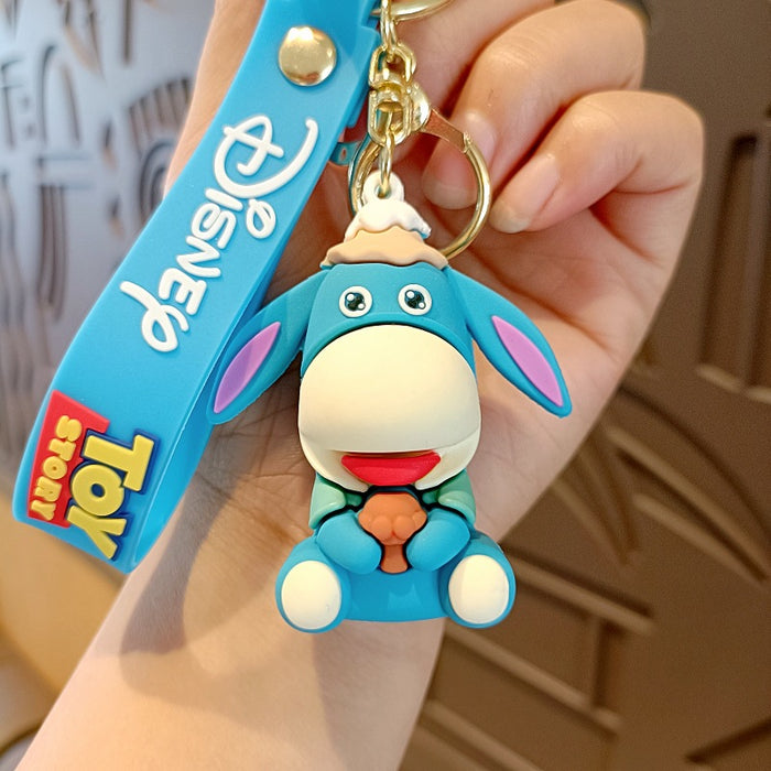 Wholesale Silicone Cartoon Doll Keychain JDC-KC-MingT193