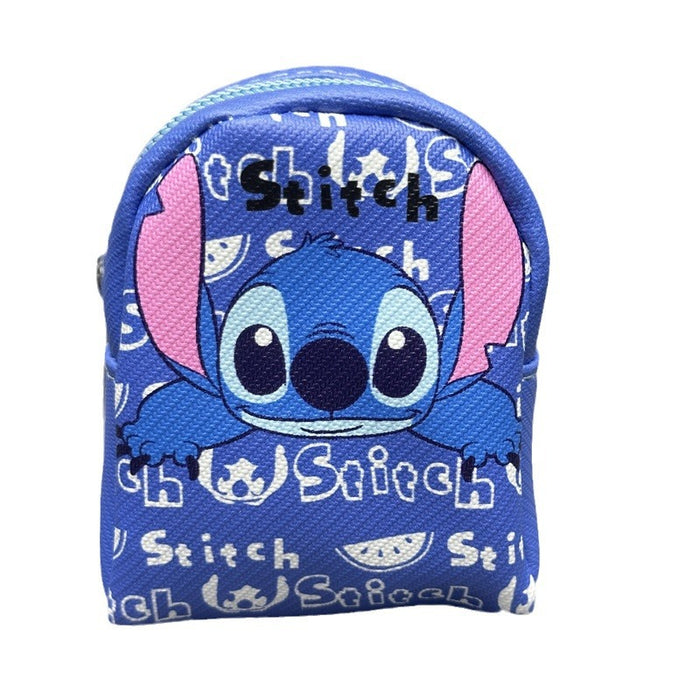 Wholesale Mini backpack, coin purse, blue long ear headphones, keychain