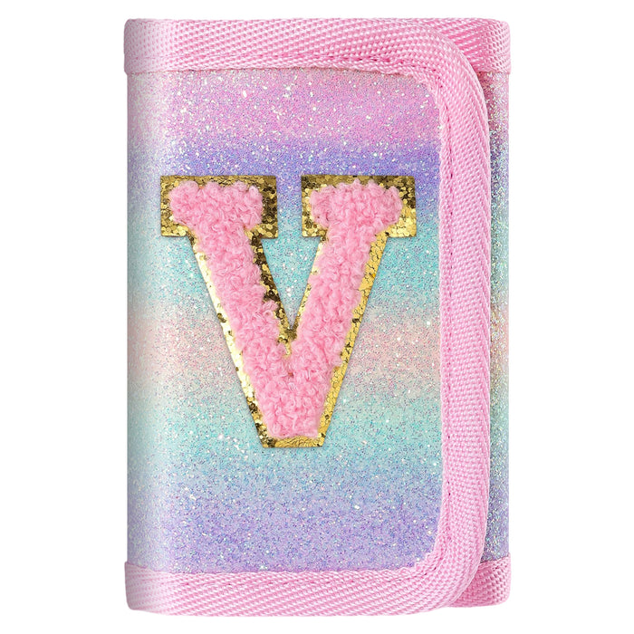 Wholesale Canvas Rainbow Letter Coin Purse Keychain Wallet Unisex Boutique