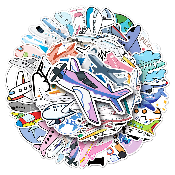 Wholesale 50pcs flying cartoon luggage stickers