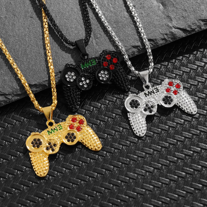 Wholesale Alloy Diamond Game Console Necklace JDC-NE-FengH001