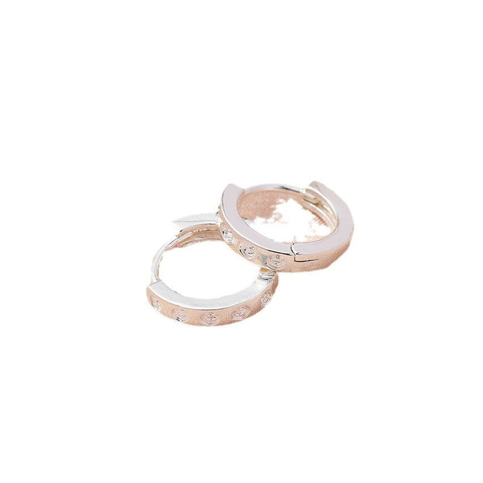 Wholesale Ear Ring silver Ring Earrings Women's Niche Design Earrings