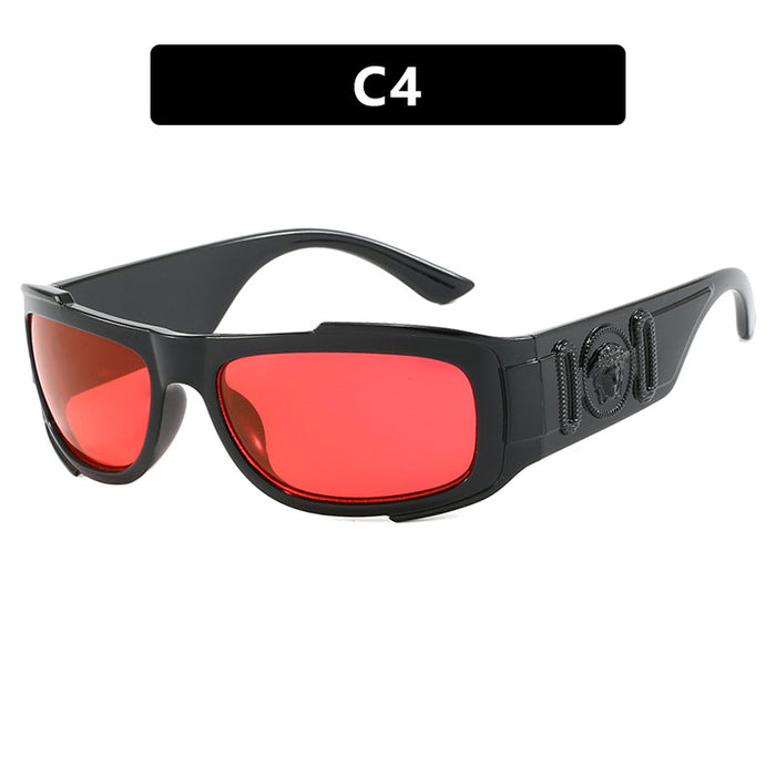 Wholesale One-piece Cycling Small Frame PC Sunglasses JDC-SG-PLS140