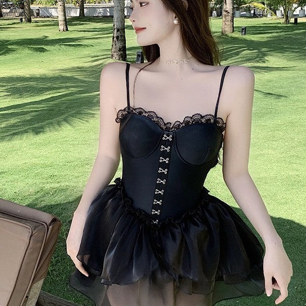 Wholesale One-piece swimming dress style hot spring