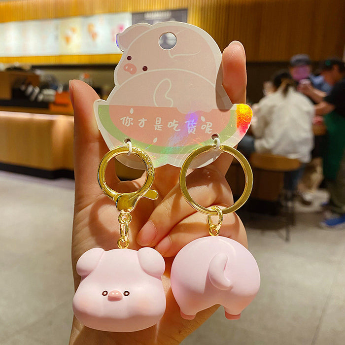 Wholesale Cartoon Cute Pig Keychain JDC-KC-YY147