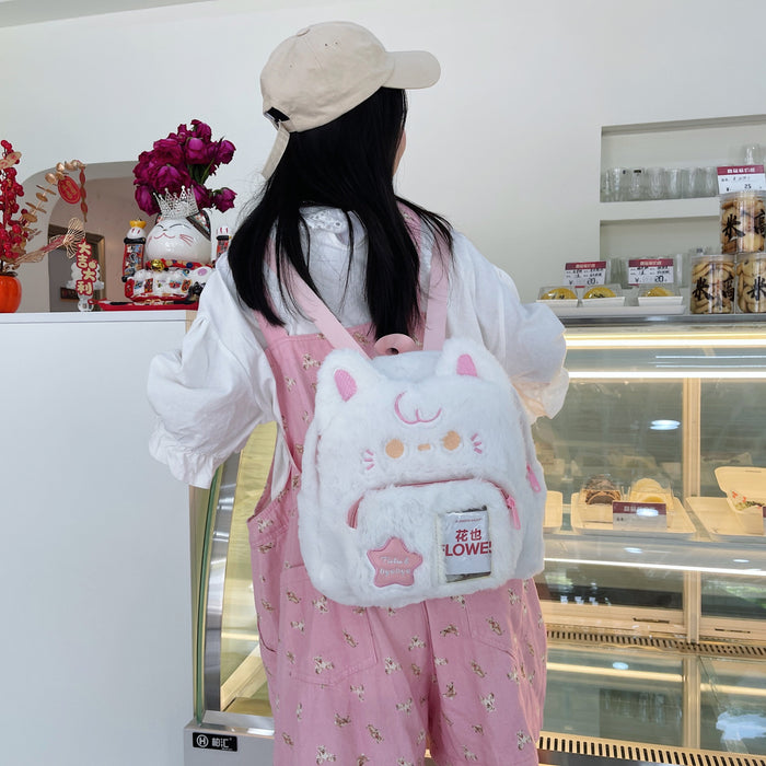 Wholesale Cartoon cute plush puppy backpack