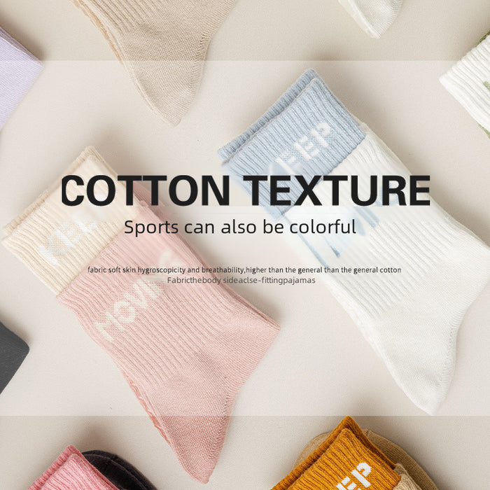 Wholesale Yoga Socks Professional Anti slip Mid tube Pilates Sports Socks