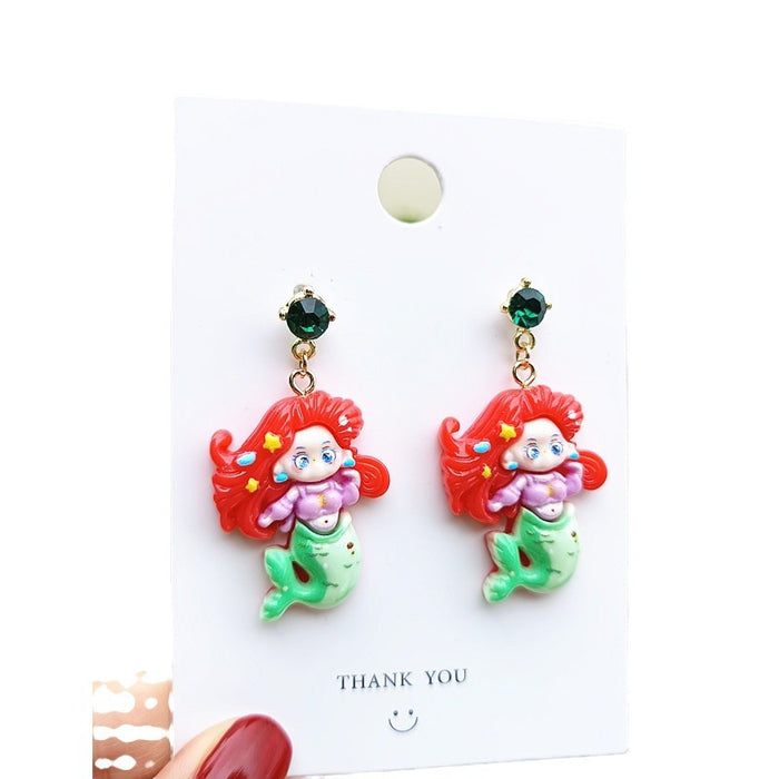 Wholesale Cute Resin Cartoon Earrings JDC-ES-Xiaox015