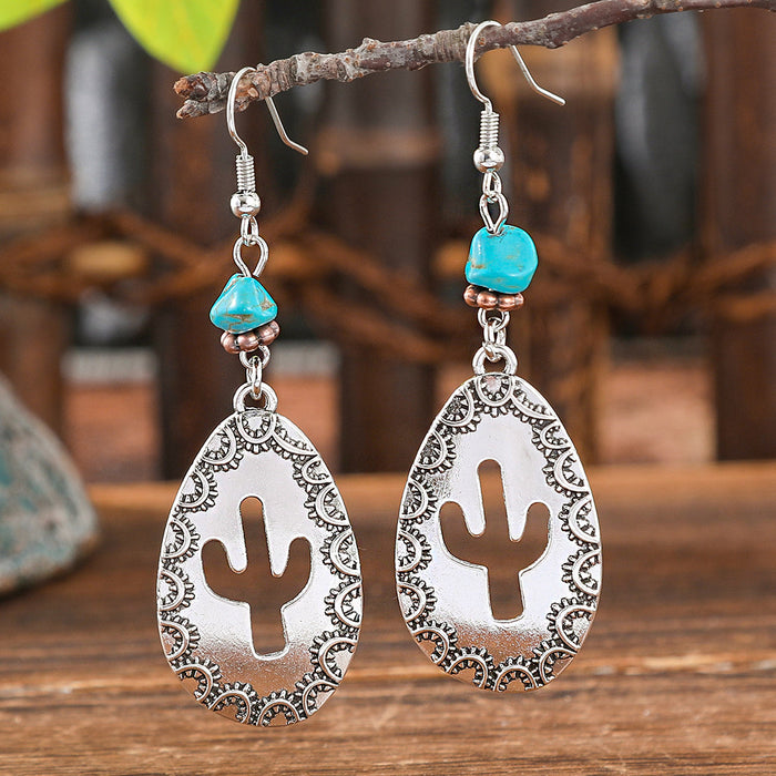Wholesale Bohemian Drop Acrylic Earrings Vintage Fashion Accessory MOQ≥2