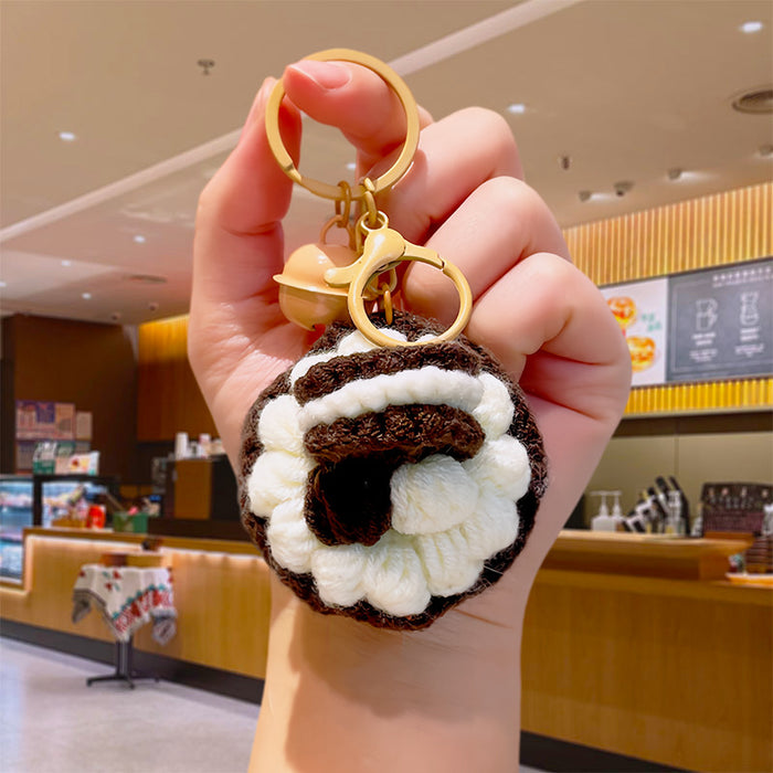 Wholesale Crochet Cake Keychain Fashion Accessory Boutique Resale Gift MOQ≥2