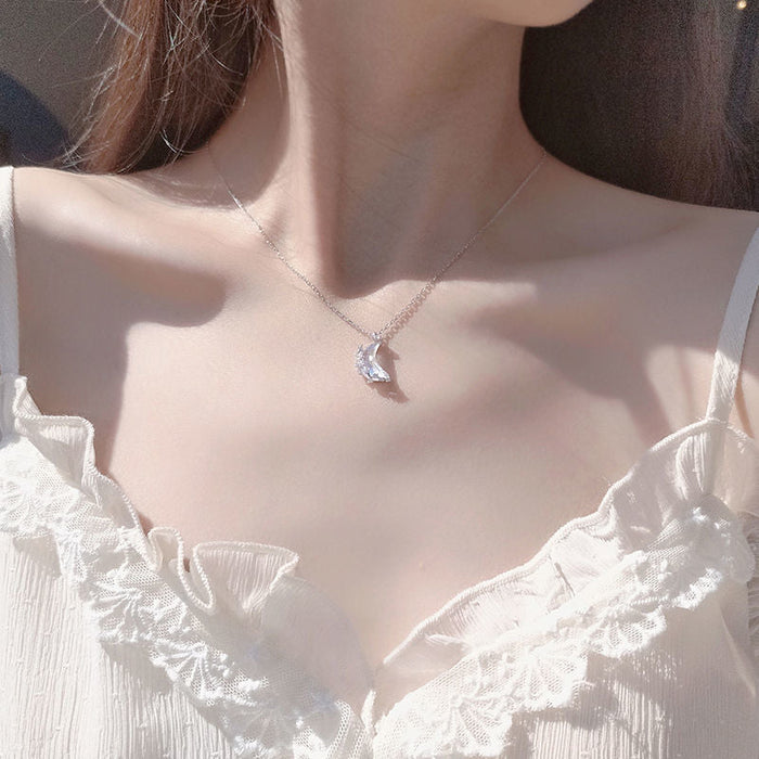 Wholesale Girlfriend Necklace Moon Spring Necklace Alloy JDC-NE-Jingy003