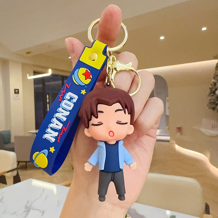 Wholesale Cartoon keychain creative cartoon PVC doll pendant bag ornaments car key chain gift