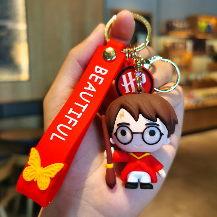 Wholesale Cartoon Silicone Doll Keychain JDC-KC-Tingm277