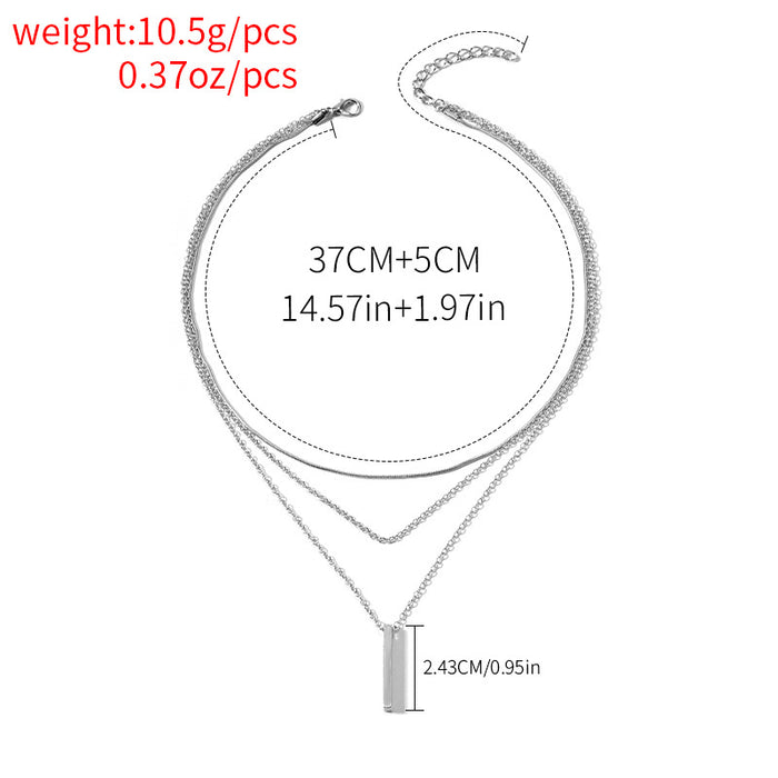 Wholesale Fashionable lines, multi-layered necklaces, collarbone chains, headwear accessories