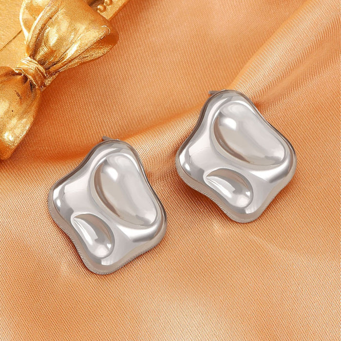 Wholesale Titanium Steel Love Earrings JDC-ES-QingWen003