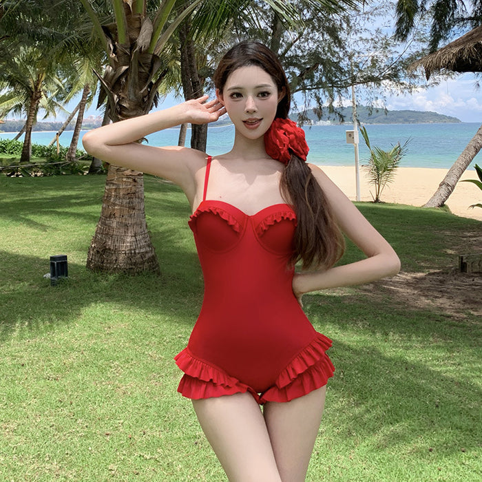 Wholesale New swimsuit one-piece high-end feel cover up, sun protection swimsuit, soaking in hot springs