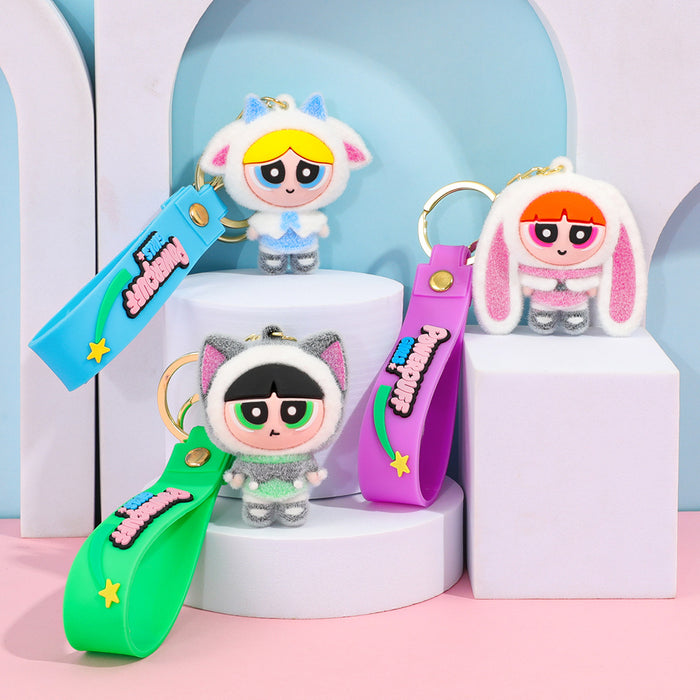 Wholesale Cartoon keychain,  elf plush toy,  trendy play desktop decoration,  small ornament