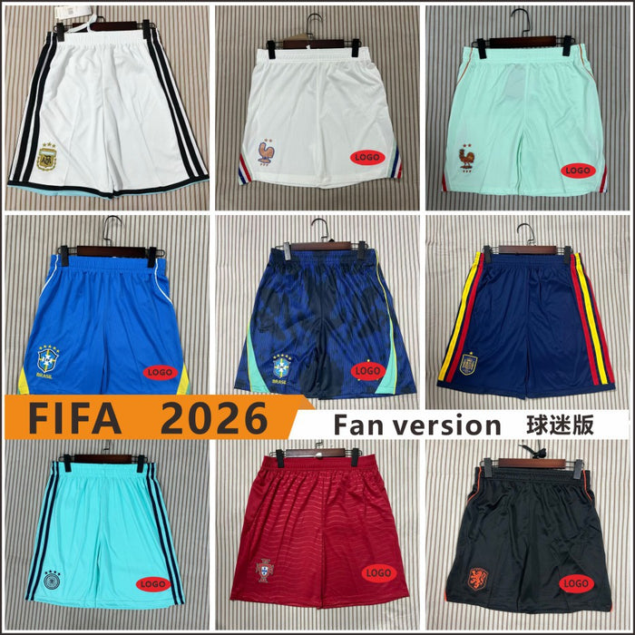 Wholesale Soccer Shorts Featuring National Teams Casual