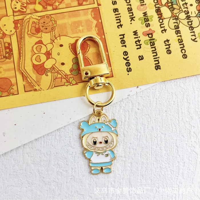 Wholesale Cartoon Couple Keychain Pendant Alloy Fashion Toy Bag Ornament Doll Cute Gift