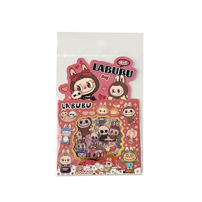 Wholesale Cute Cartoon PET Sticker Pack 5 Sheets Waterproof DIY Journal Scrapbook Decorative Accents