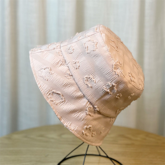 Wholesale wide brim fisherman hat women's  basin hat sun protection sun protection hat fashion