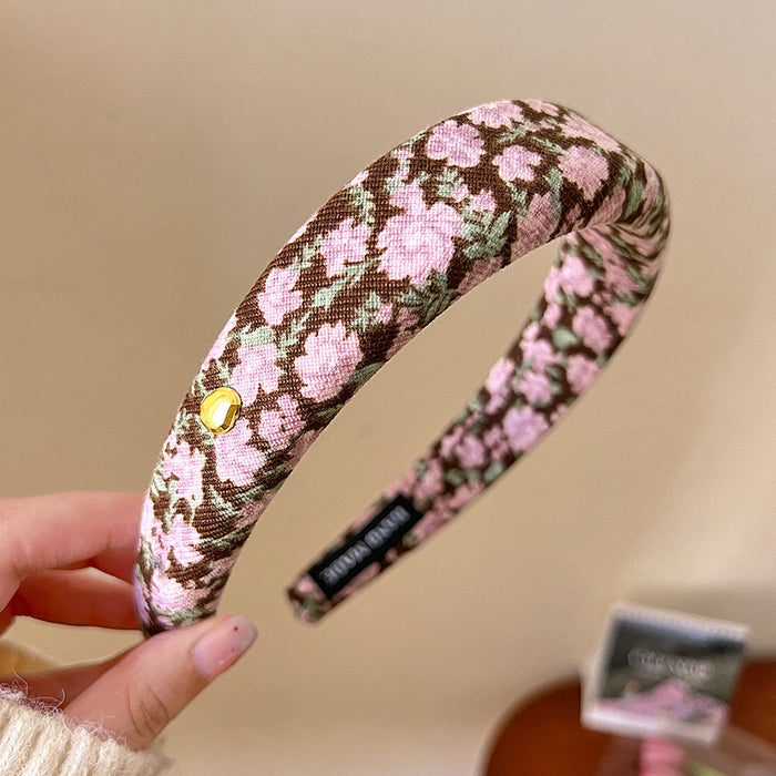 Wholesale Pastoral Style Floral Lace Headband