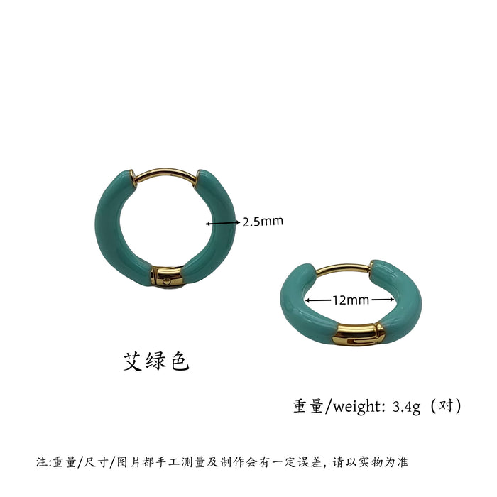 Wholesale Earrings, earrings, light luxury, high-end titanium steel jewelry