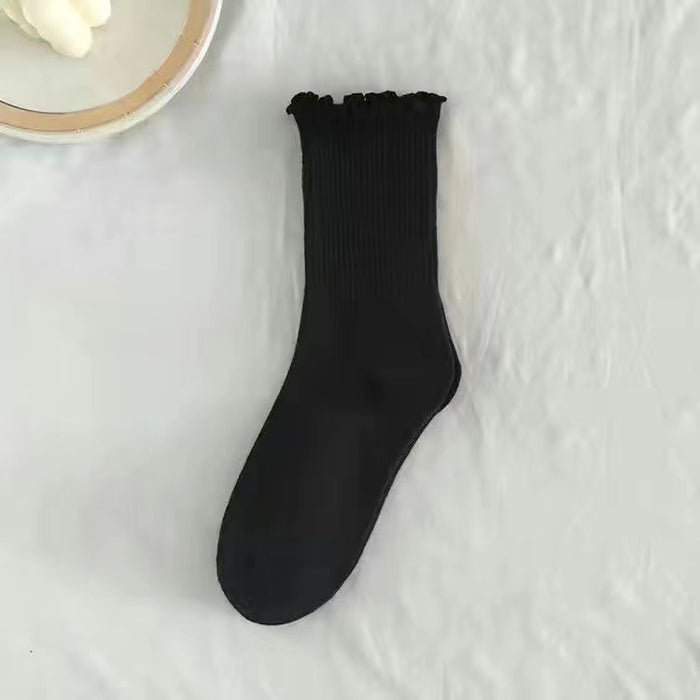 Wholesale White socks, midsole, versatile for all seasons