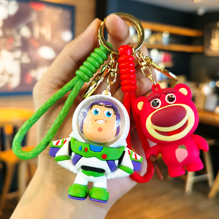 Wholesale Cartoon Silicone Doll Keychain JDC-KC-Tingm278