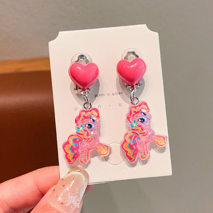 Wholesale Children' s Sweet Princess Jewelry Earrings