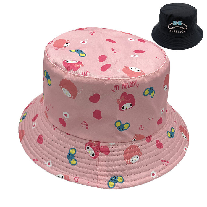 Wholesale Children's Cotton Reversible Cartoon Embroidery Printed Bucket Hat (S) JDC-FH-AXing020