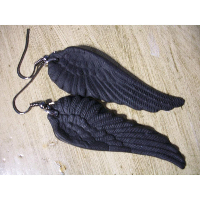 Wholesale fashion new wings pendant earrings black devil wings earrings earrings