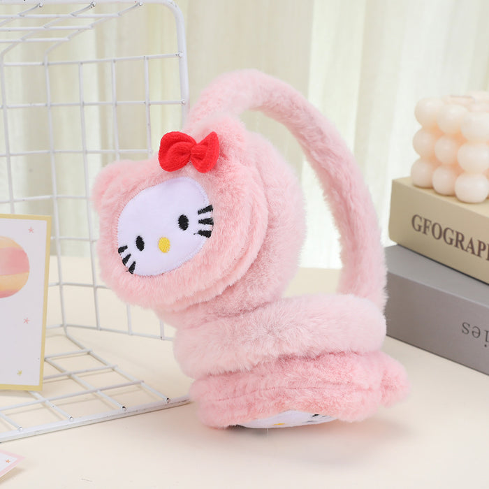 Wholesale Cute cartoon-themed warm and thick earmuffs and plush f