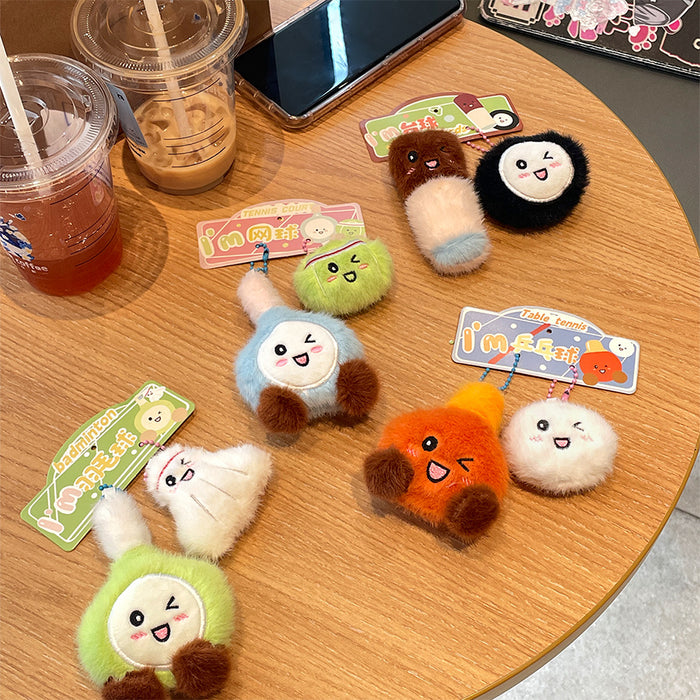 Wholesale Cute genuine racket, toy, sports toy, tennis, table tennis, billiards, badminton toy, bag, pendant