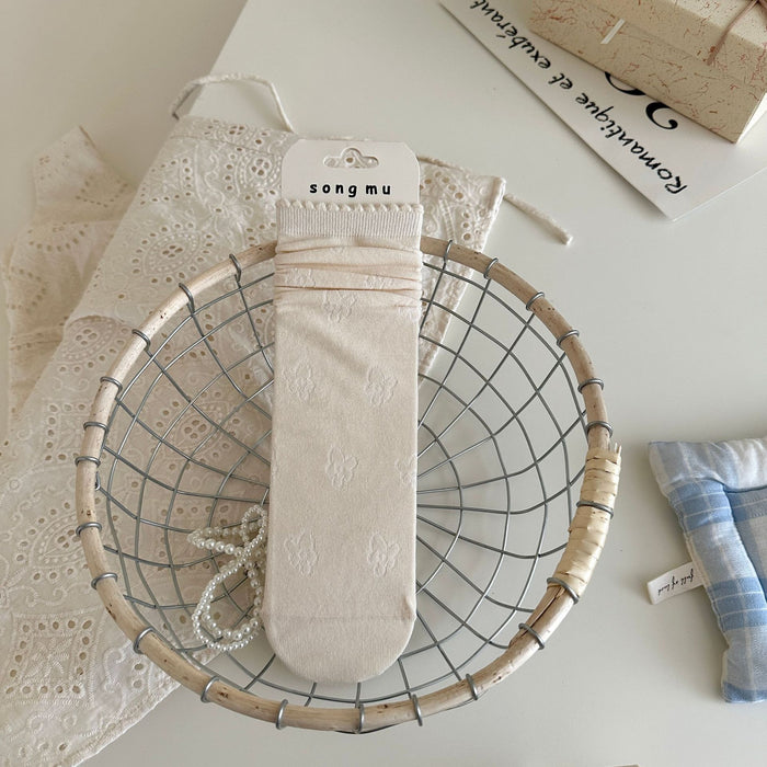 Wholesale New mid length socks, niche original pile socks